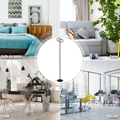 Lampadaire Sur Pied LED 30W 2950 Lumen 3000K Blanc Chaud Avec Commande Tactile Noir