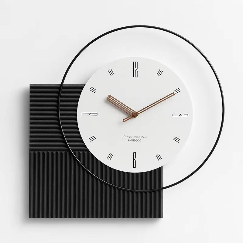 Nordic-Inspired Luxury Wall Clock - Creative Minimalist Art Deco Design