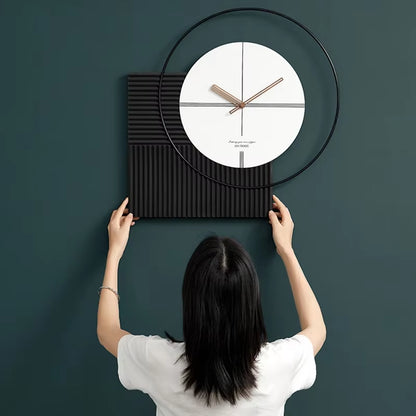 Nordic-Inspired Luxury Wall Clock - Creative Minimalist Art Deco Design