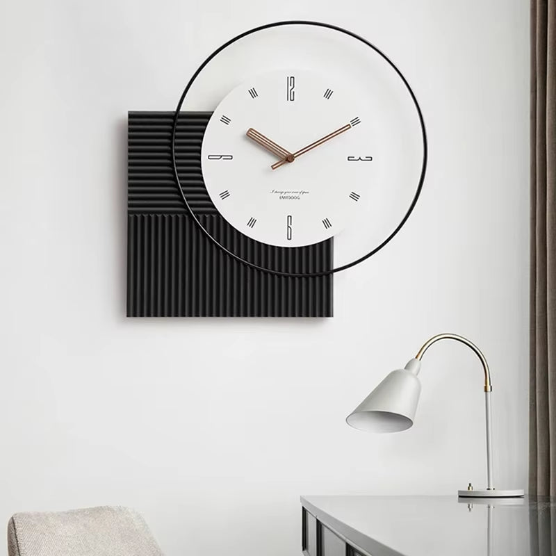 Nordic-Inspired Luxury Wall Clock - Creative Minimalist Art Deco Design