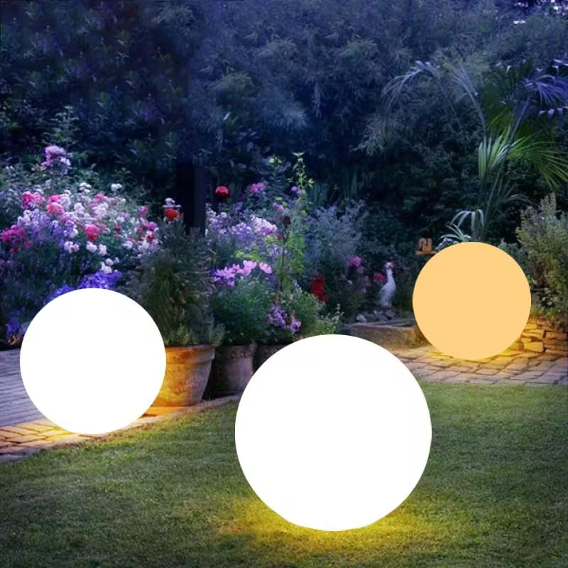 Outdoor LED Garden Lights - Decorative Waterproof Sphere Lights for Pools, Patios, and Events