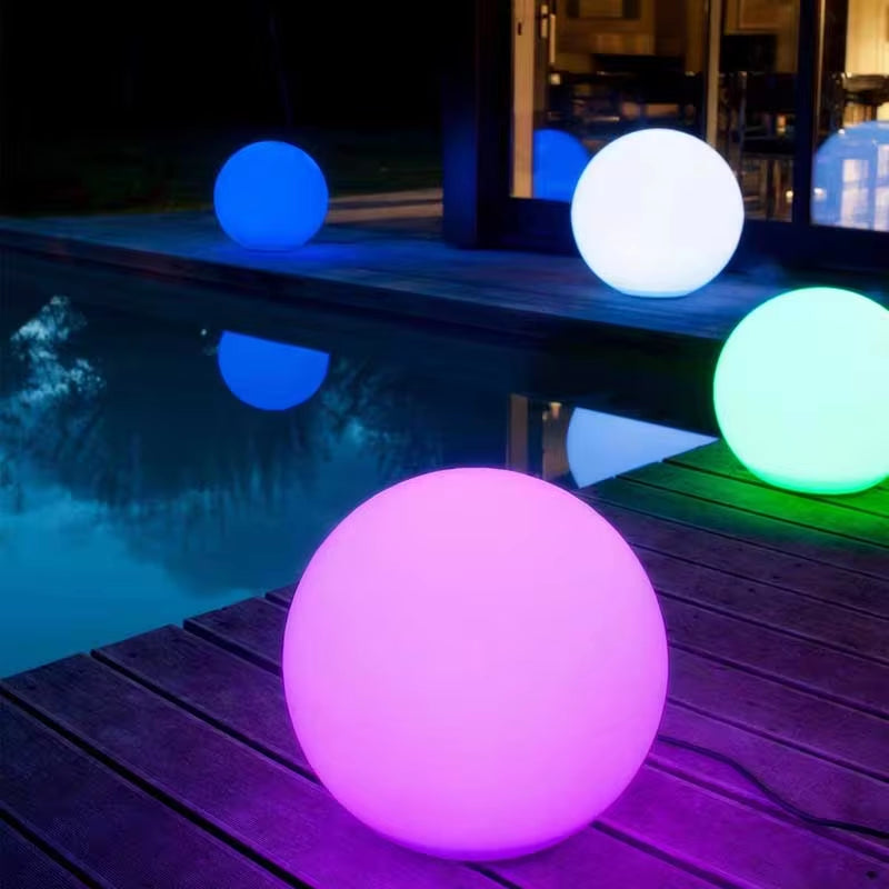 Outdoor LED Garden Lights - Decorative Waterproof Sphere Lights for Pools, Patios, and Events