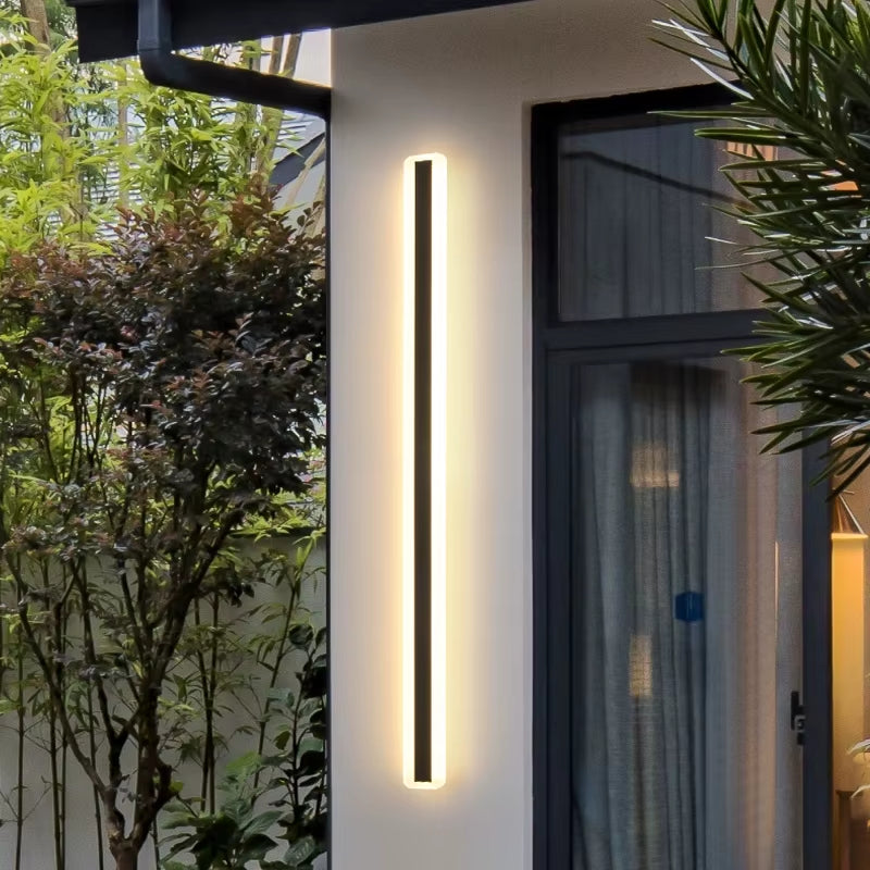 LED Outdoor Wall Light Waterproof IP54 Wall Light Modern Porch Garden Long Wall Lamp & Indoor Bedroom Bedside Decoration Lightin