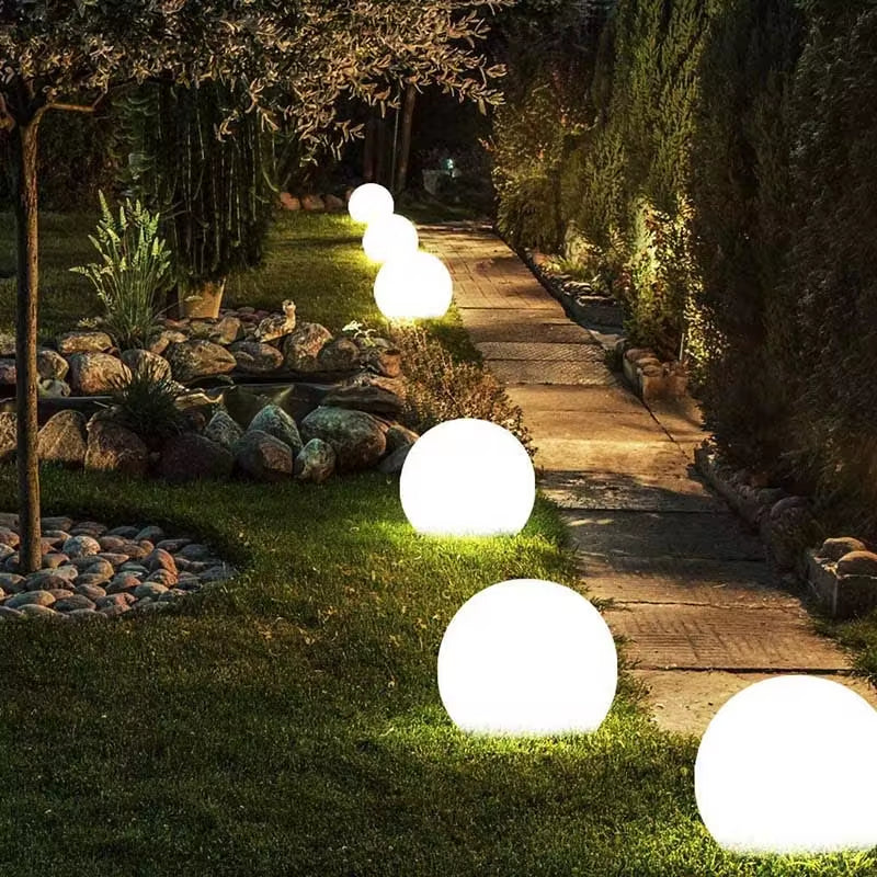 Outdoor LED Garden Lights - Decorative Waterproof Sphere Lights for Pools, Patios, and Events