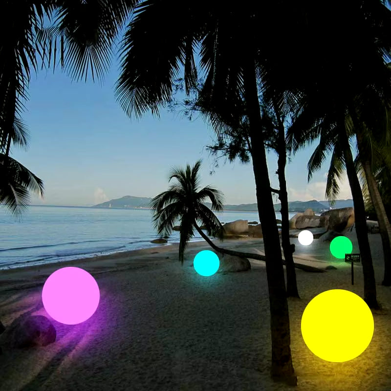 Outdoor LED Garden Lights - Decorative Waterproof Sphere Lights for Pools, Patios, and Events